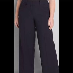 Lane Bryant NWT High Rise Wide Leg Pant Black 20S